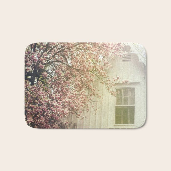 Cottage and Magnolias Bath Mat Gallery Image 1