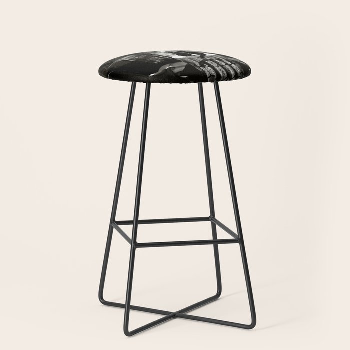 Room Skull B&W Stool Gallery Image 1