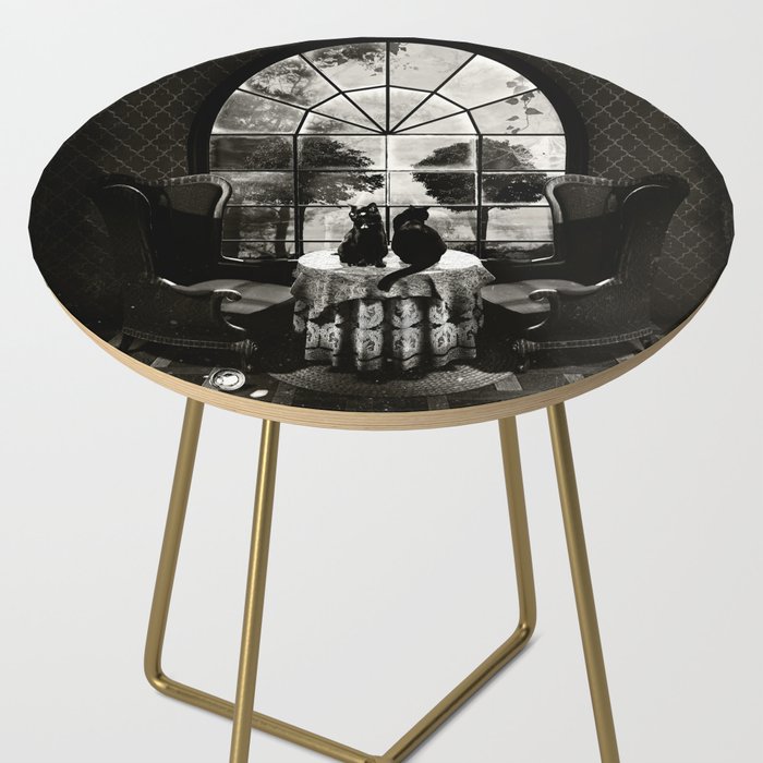 Room Skull B&W Side Table Gallery Image 2
