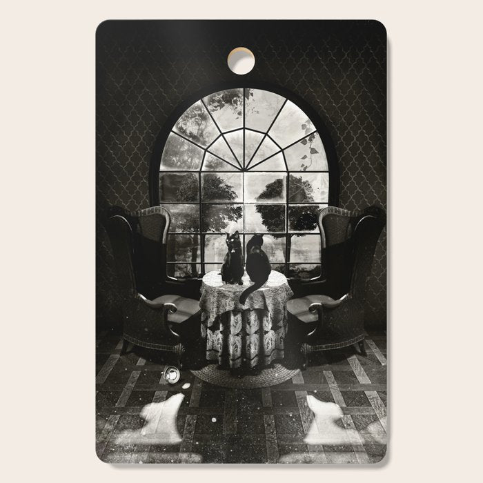 Room Skull B&W Cutting Board Gallery Image 1