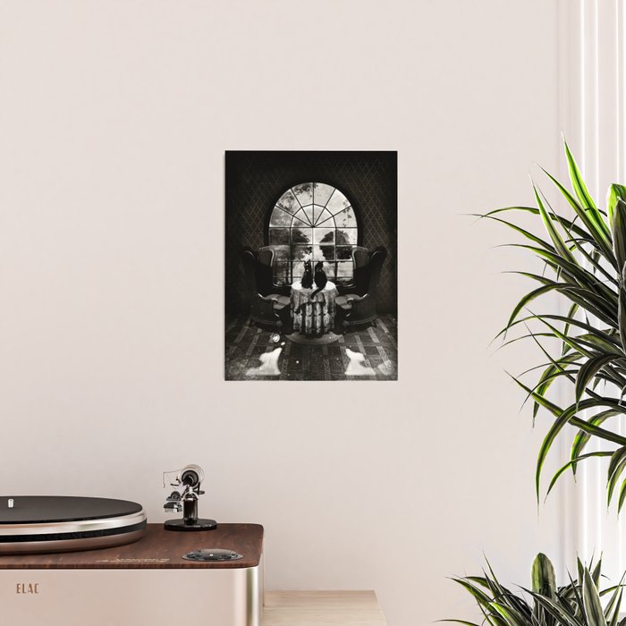 Room Skull B&W Poster Gallery Image 2