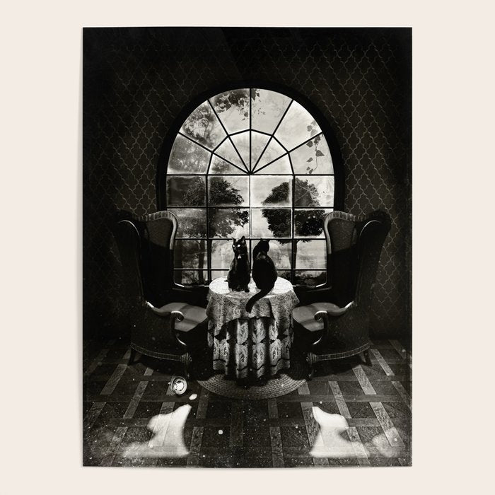 Room Skull B&W Poster Gallery Image 4