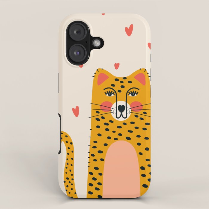 Cheetah Love iPhone Case Gallery Image 1
