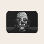 Room Skull B&W Bath Mat Gallery Image 1