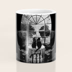 Room Skull B&W Coffee Mug Gallery Image 4