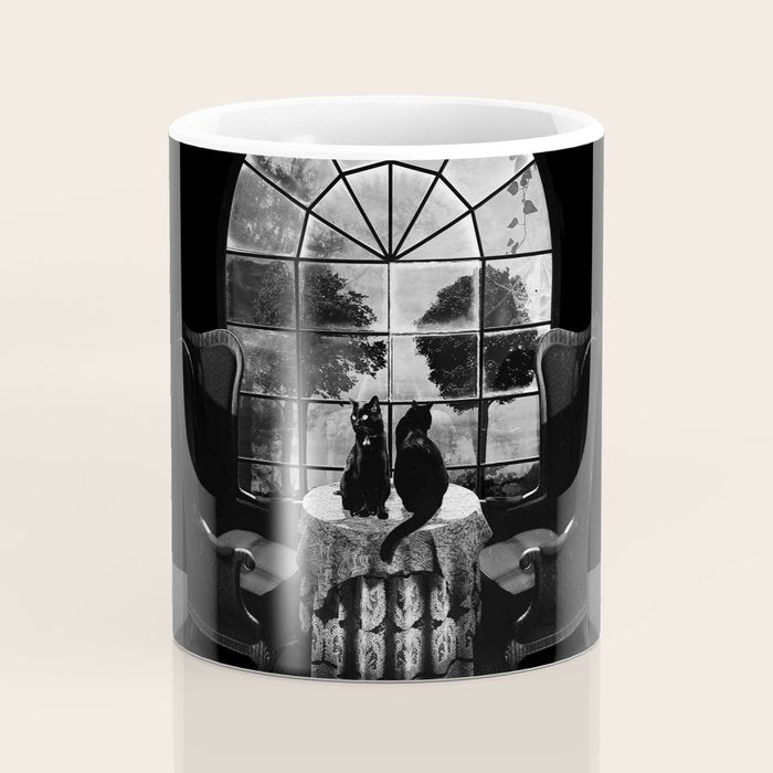 Room Skull B&W Coffee Mug Gallery Image 4