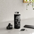 Room Skull B&W Water Bottle Gallery Image 4