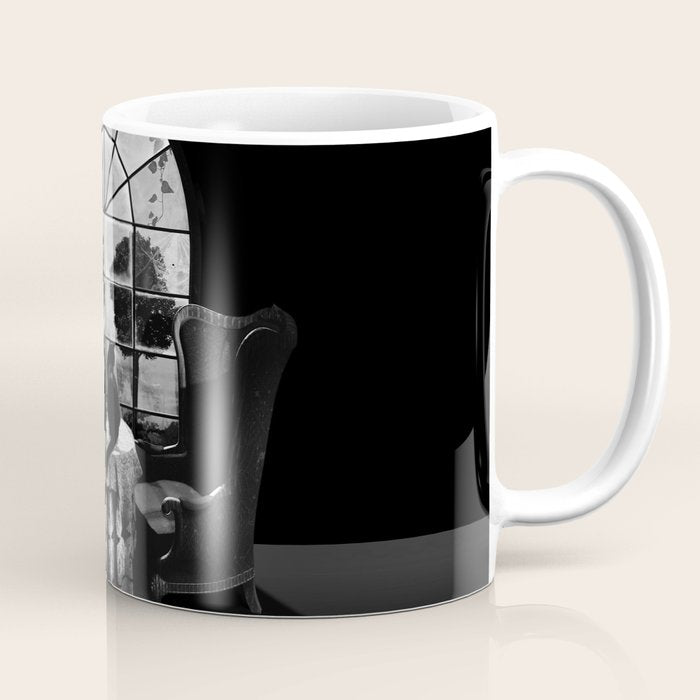 Room Skull B&W Coffee Mug Gallery Image 1