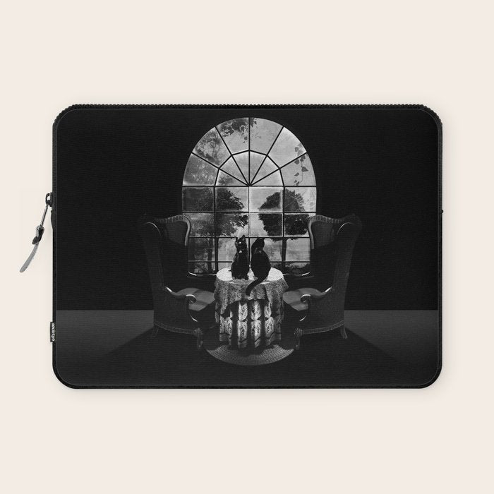 Room Skull B&W Laptop Sleeve Gallery Image 1