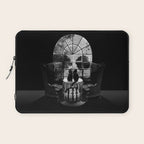 Room Skull B&W Laptop Sleeve Gallery Image 1