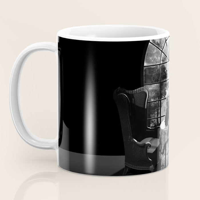 Room Skull B&W Coffee Mug Gallery Image 3