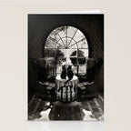 Room Skull B&W Stationery Card Gallery Image 2