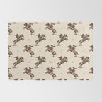 Cowboy Rodeo Bucking Bronco and Stars Rug Gallery Image 2