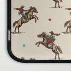 Cowboy Rodeo Bucking Bronco and Stars Laptop Sleeve Gallery Image 3