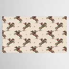 Cowboy Rodeo Bucking Bronco and Stars Tablecloth Gallery Image 2