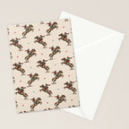 Cowboy Rodeo Bucking Bronco and Stars Stationery Card Gallery Image 2
