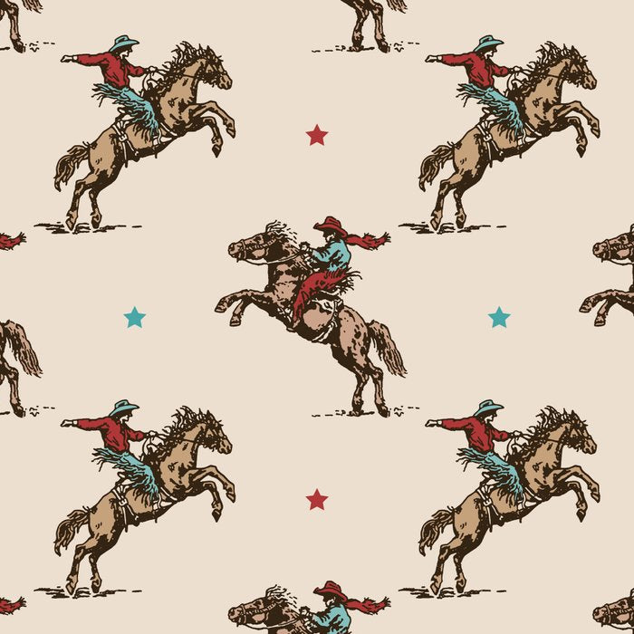 Cowboy Rodeo Bucking Bronco and Stars Coffee Mug Gallery Image 2
