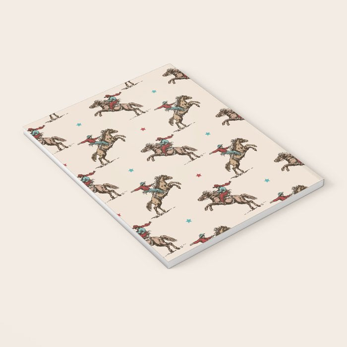 Cowboy Rodeo Bucking Bronco and Stars Notebook Gallery Image 3