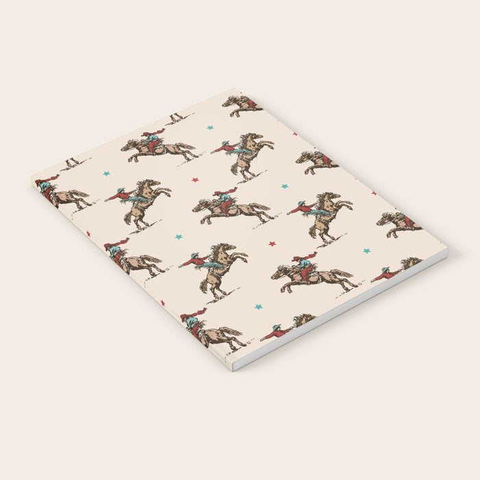 Cowboy Rodeo Bucking Bronco and Stars Notebook Gallery Image 2