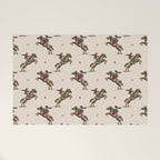 Cowboy Rodeo Bucking Bronco and Stars Welcome Mat Gallery Image 1