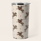 Cowboy Rodeo Bucking Bronco and Stars Travel Mug Gallery Image 1