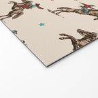 Cowboy Rodeo Bucking Bronco and Stars Welcome Mat Gallery Image 2