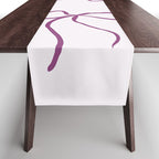 Coquette pink bow Table Runner Gallery Image 1