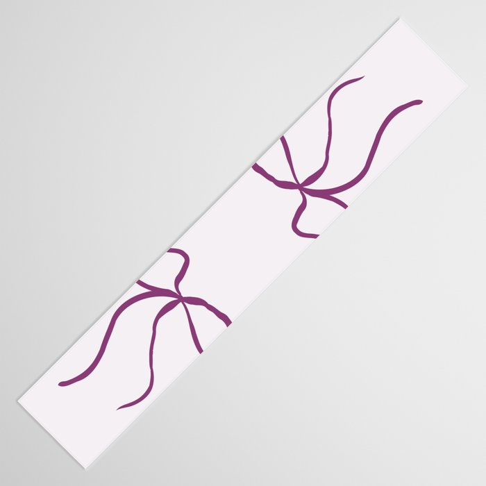 Coquette pink bow Table Runner Gallery Image 3