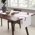 Coquette pink bow Table Runner Gallery Image 2