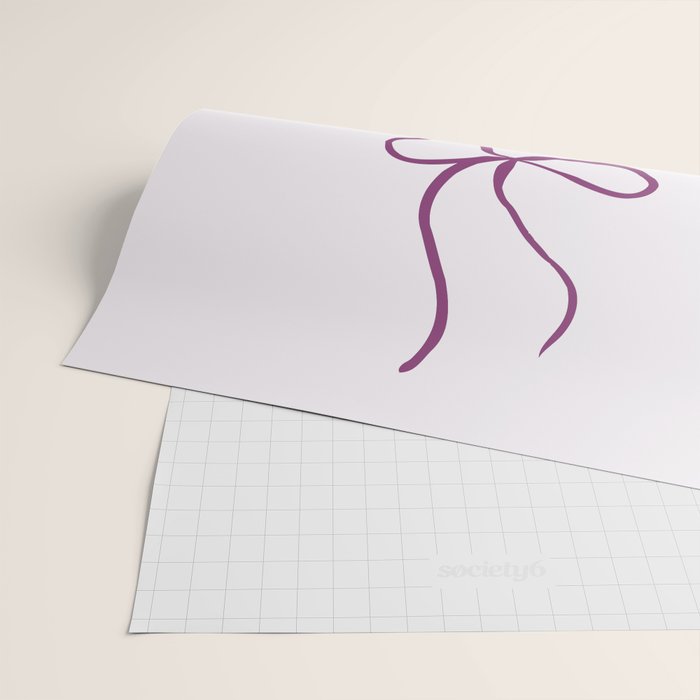 Coquette pink bow Wrapping Paper Gallery Image 2