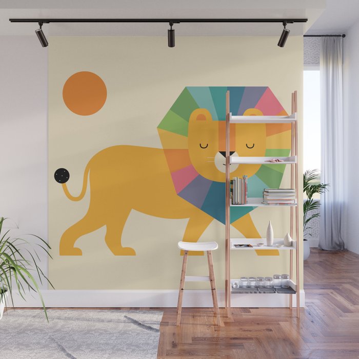 Lion Shine Wall Mural Gallery Image 1