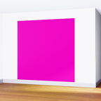BRIGHT MAGENTA SOLID COLOR Plain Vibrant Hot Pink Shade Wall Mural Gallery Image 2
