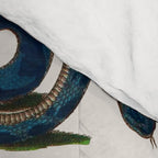 Albertus Seba Three Snakes And Floral Vines  Comforter Gallery Image 4