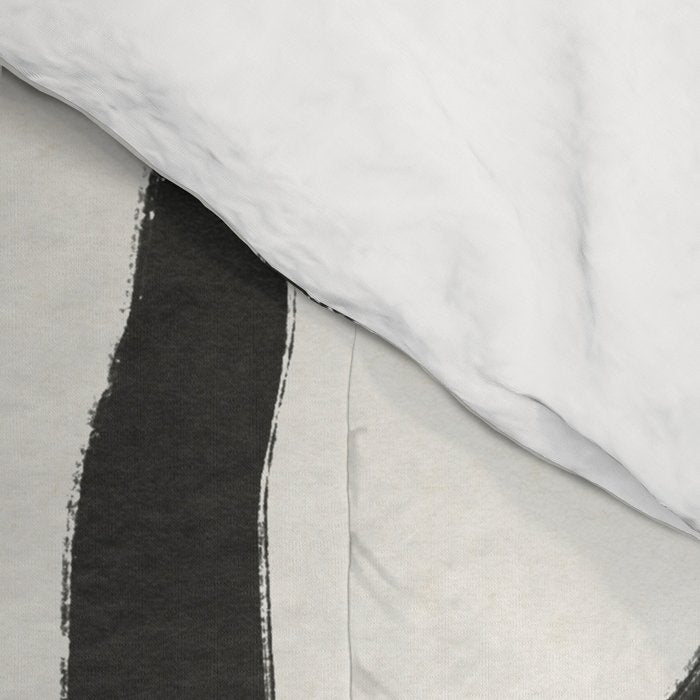 Minimal Line Leaves #1 Comforter Gallery Image 4
