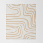 Coeur Neutral Throw Blanket Gallery Image 2