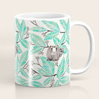 Happy Sloth - Tropical Mint Rainforest Coffee Mug Gallery Image 1
