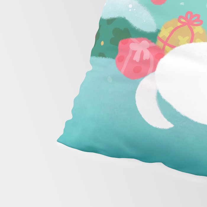 Christmas bichon frise 2 Pillow Sham Gallery Image 4