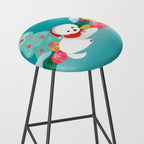 Christmas bichon frise 2 Stool Gallery Image 2
