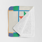 Vibrant  Colorful Star Quilt Pattern Throw Blanket Gallery Image 3