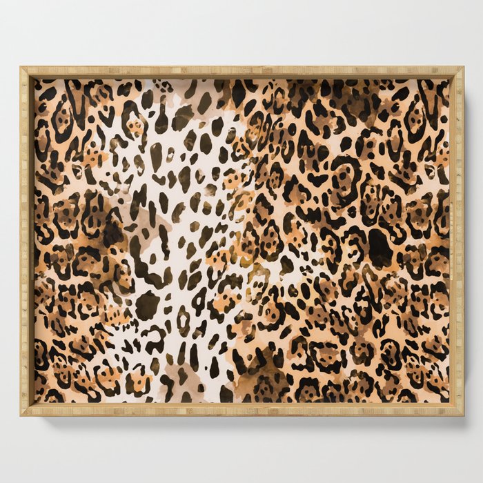 Pattern Leopard Serving Tray Gallery Image 1