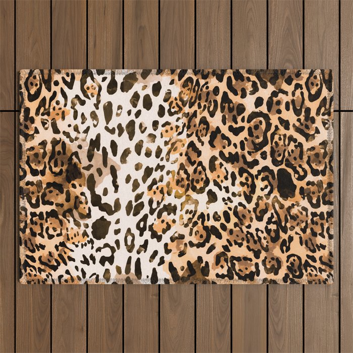 Pattern Leopard Outdoor Rug Gallery Image 1