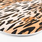 Pattern Leopard Bath Mat Gallery Image 3