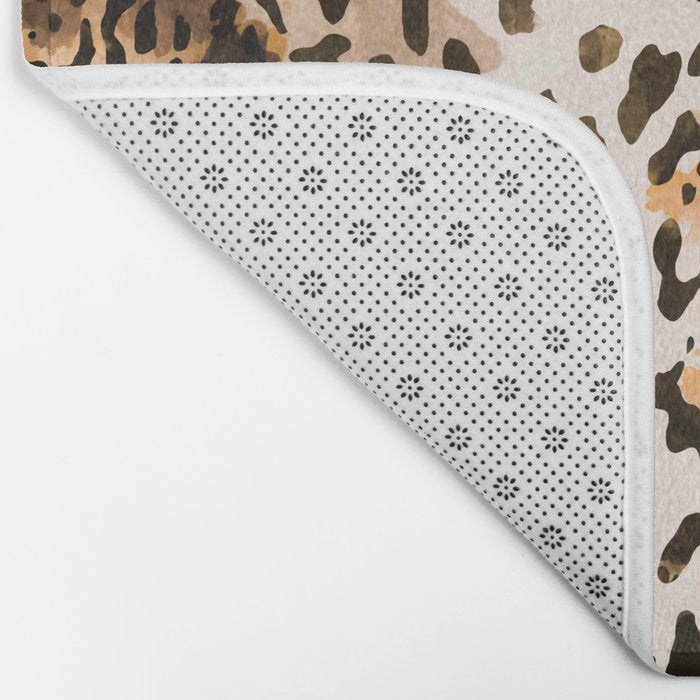 Pattern Leopard Bath Mat Gallery Image 2