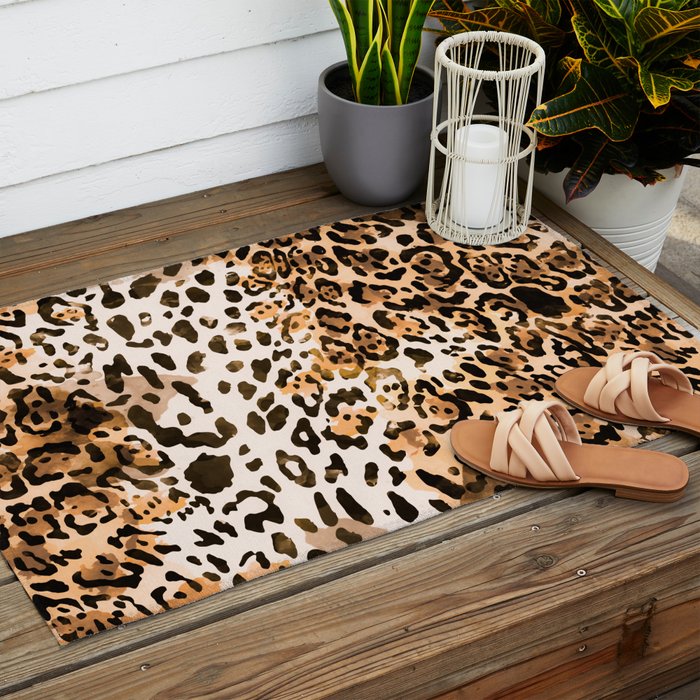 Pattern Leopard Outdoor Rug Gallery Image 2