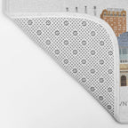 Kansas City Skyline Bath Mat Gallery Image 2