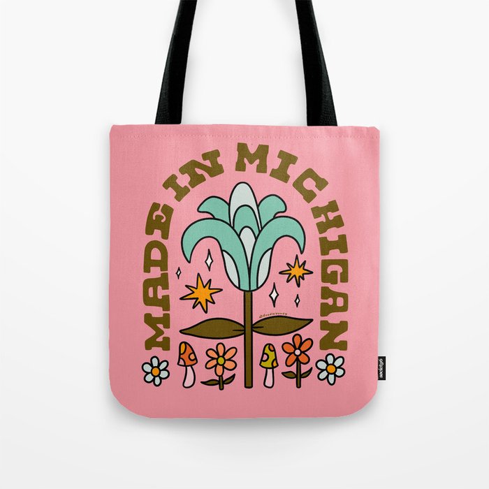 Made In Michigan Tote Bag Gallery Image 1