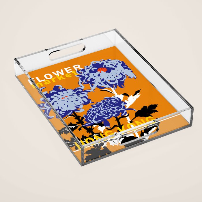 Flower Market Hong Kong Acrylic Tray Gallery Image 1
