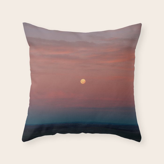 Full Moon Throw Pillow Gallery Image 6