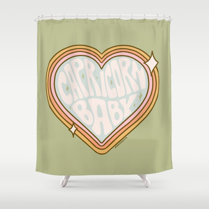 Capricorn Baby Shower Curtain Gallery Image 1