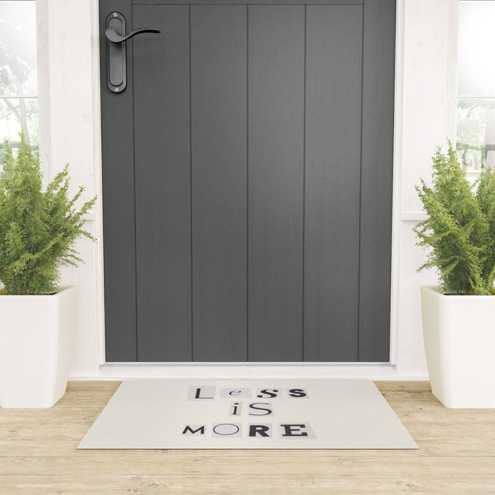 Less is more / Daily Reminder #2 Welcome Mat Gallery Image 3